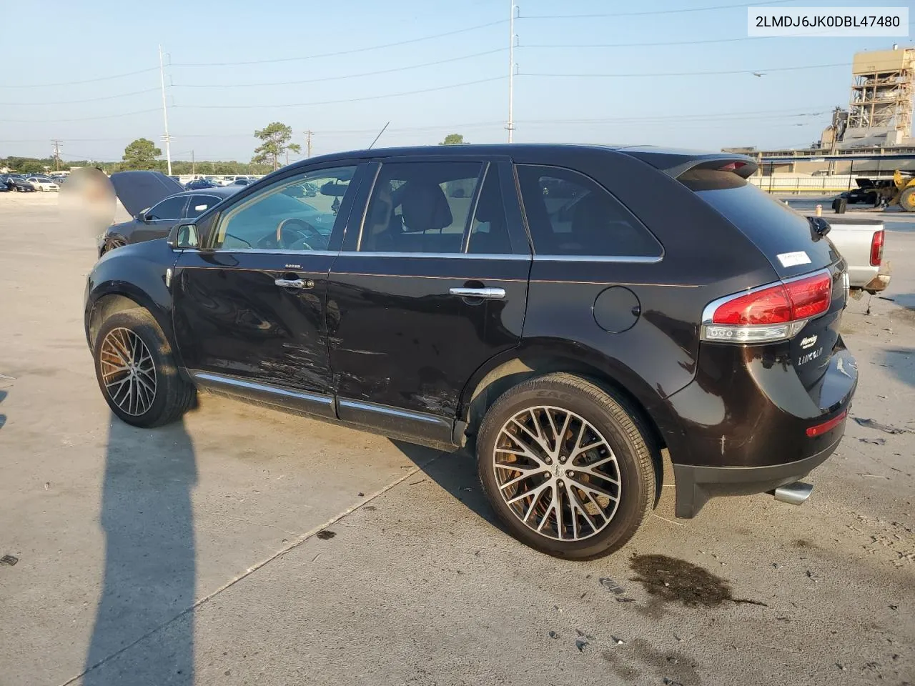 2013 Lincoln Mkx VIN: 2LMDJ6JK0DBL47480 Lot: 67120484