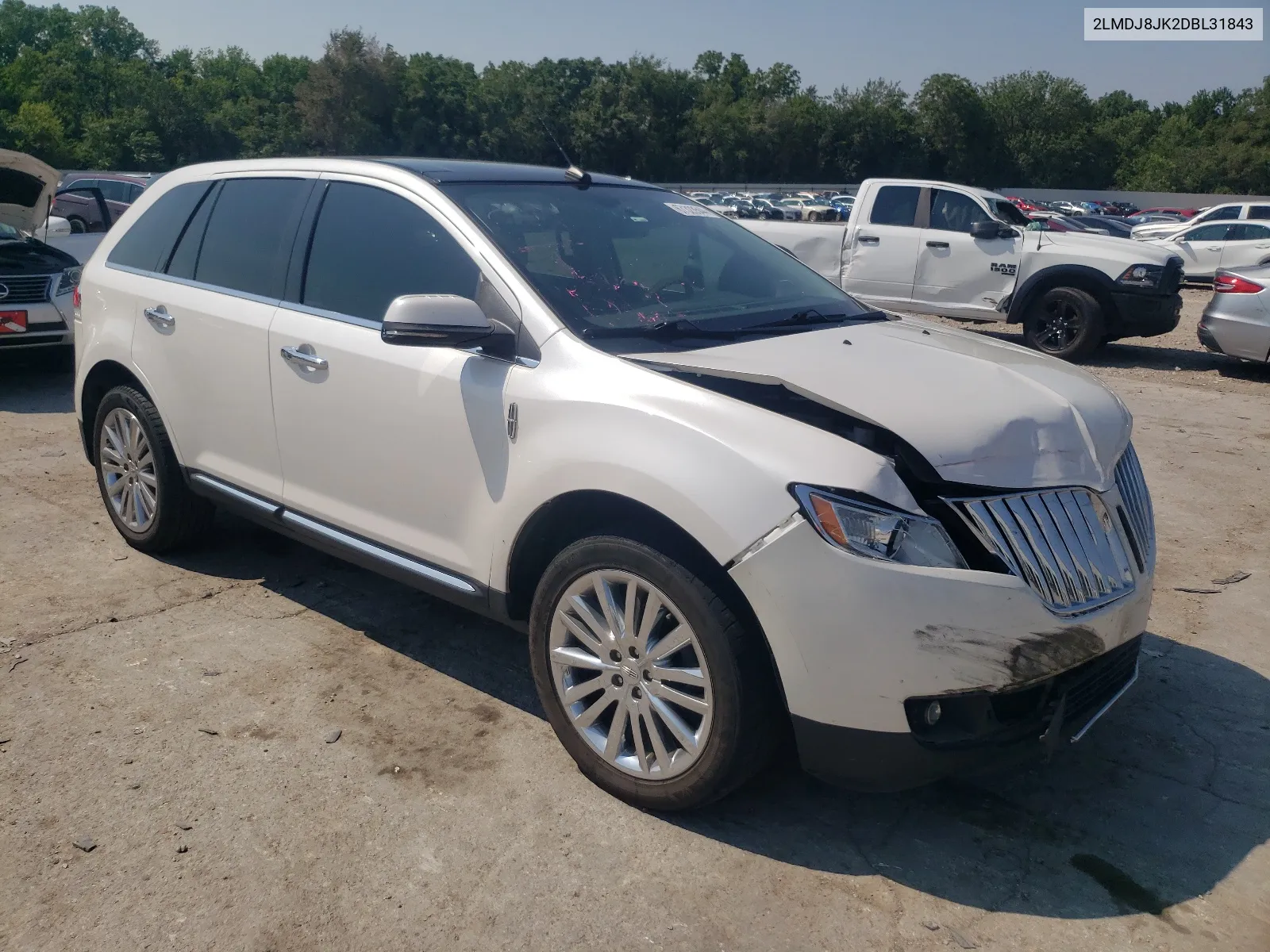 2LMDJ8JK2DBL31843 2013 Lincoln Mkx