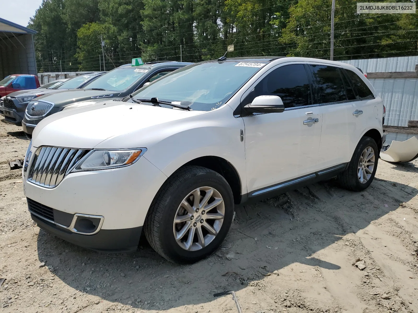 2LMDJ8JK8DBL16232 2013 Lincoln Mkx