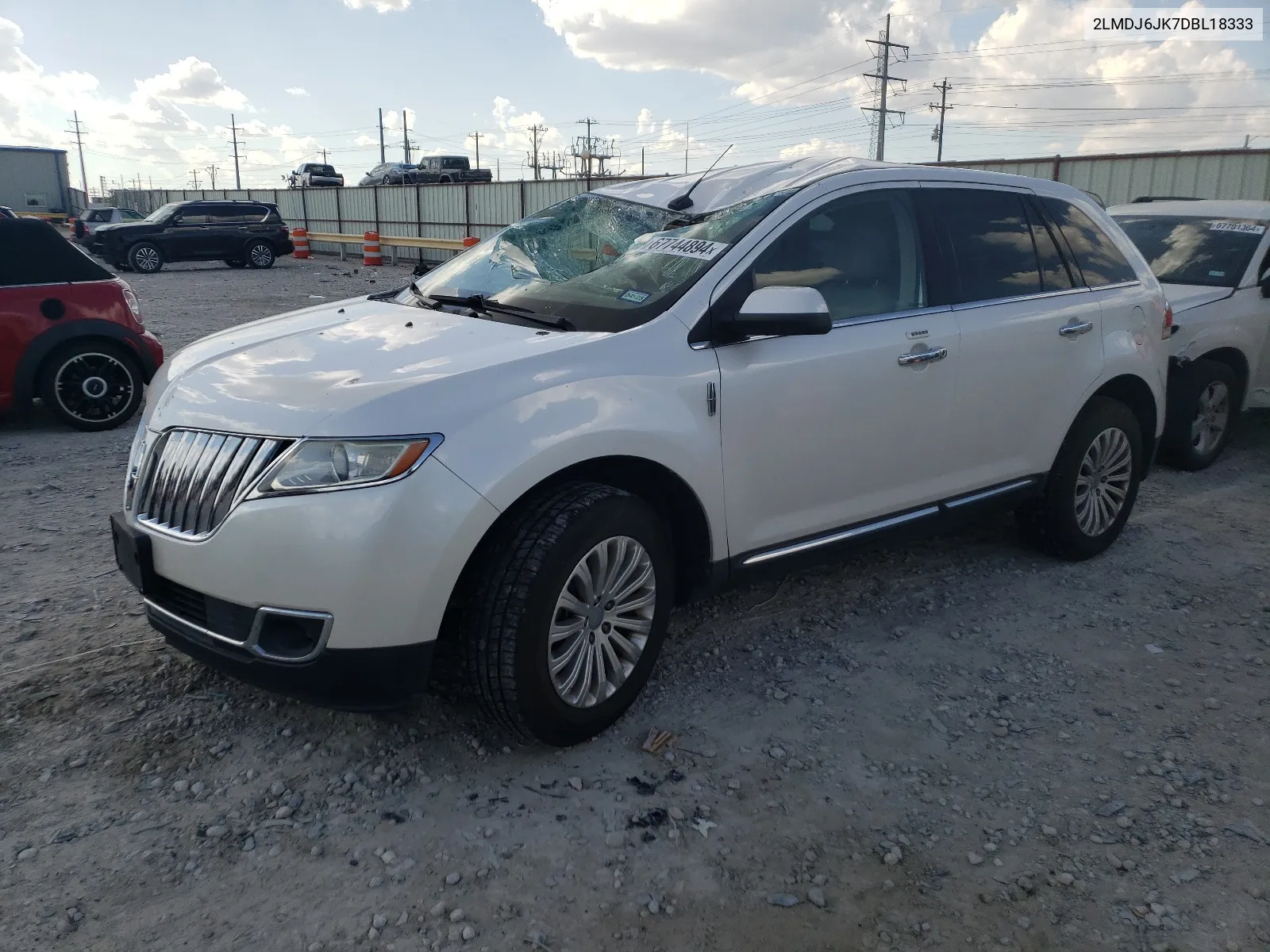 2013 Lincoln Mkx VIN: 2LMDJ6JK7DBL18333 Lot: 67744894