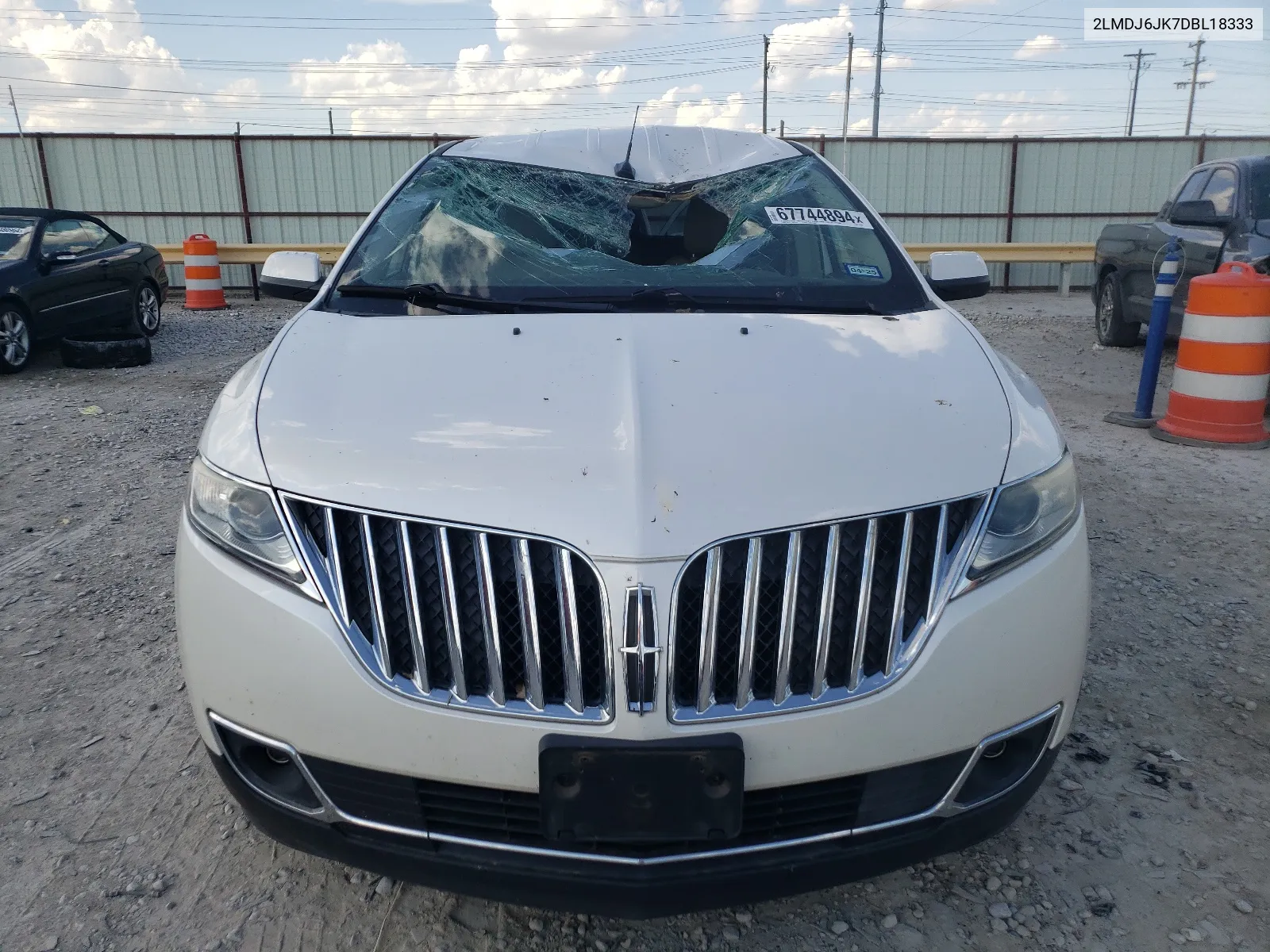 2013 Lincoln Mkx VIN: 2LMDJ6JK7DBL18333 Lot: 67744894