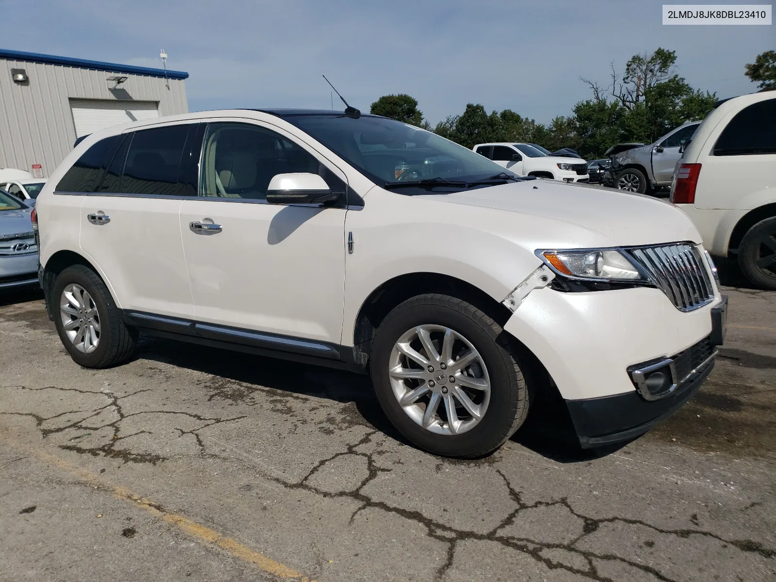 2013 Lincoln Mkx VIN: 2LMDJ8JK8DBL23410 Lot: 68007014