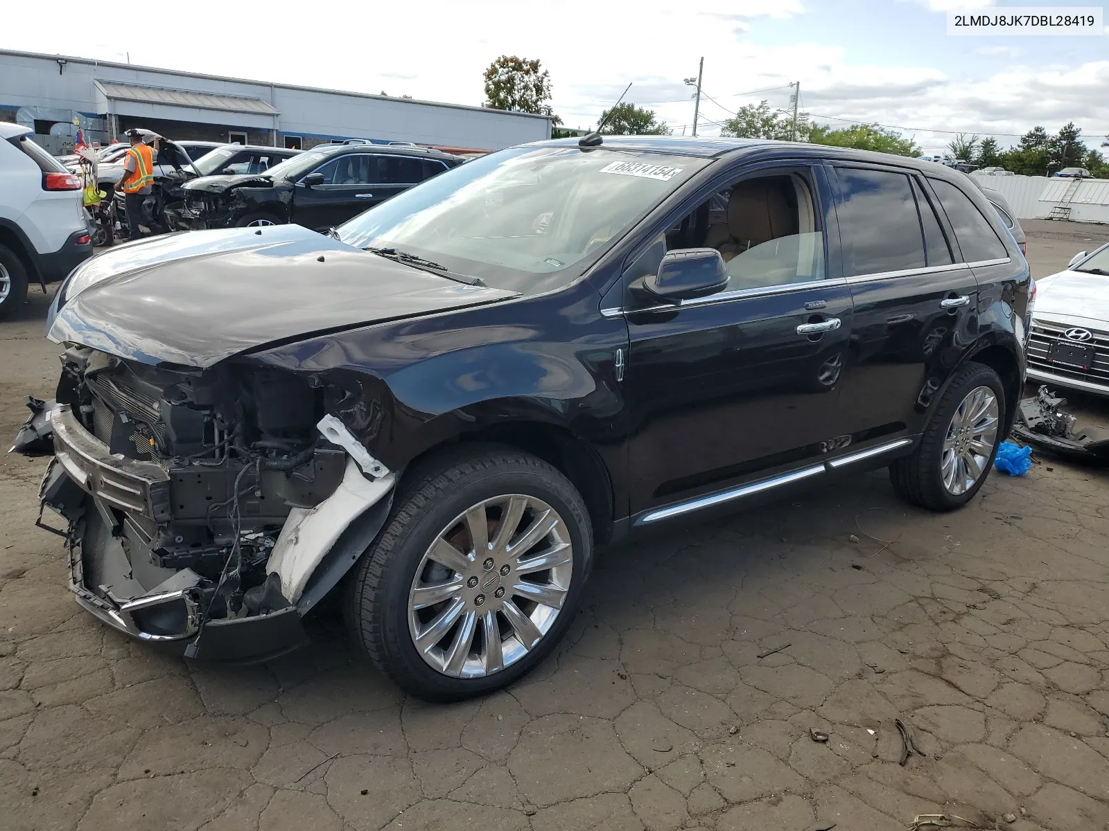 2013 Lincoln Mkx VIN: 2LMDJ8JK7DBL28419 Lot: 68314154