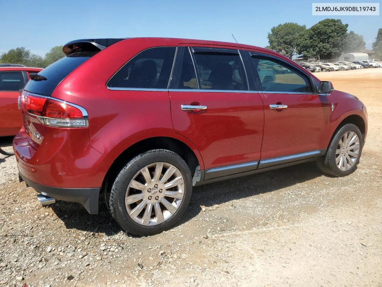 2LMDJ6JK9DBL19743 2013 Lincoln Mkx