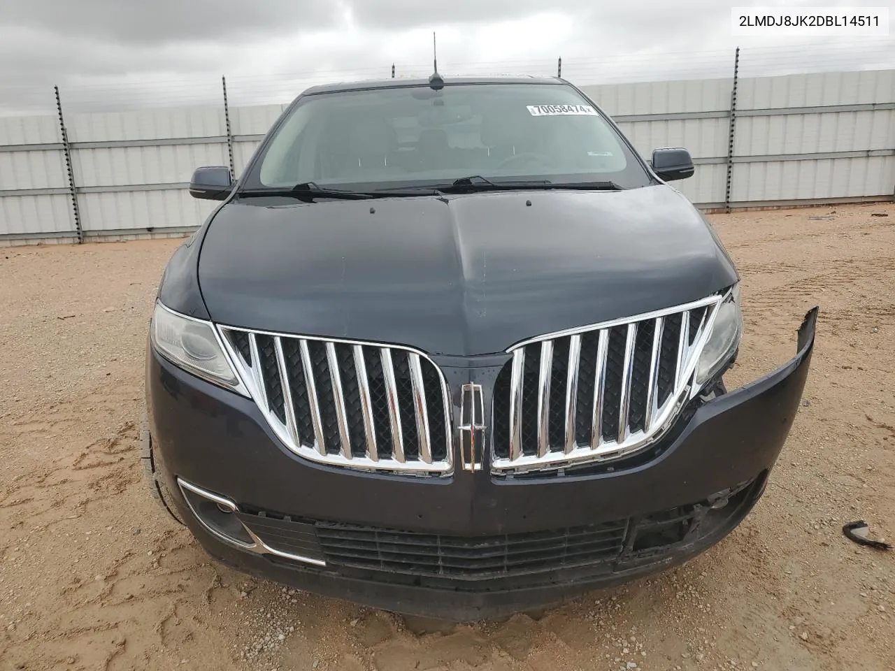 2013 Lincoln Mkx VIN: 2LMDJ8JK2DBL14511 Lot: 70058474