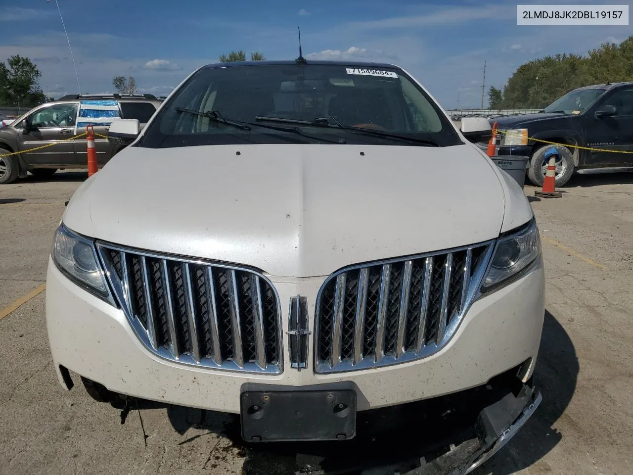 2013 Lincoln Mkx VIN: 2LMDJ8JK2DBL19157 Lot: 71549654