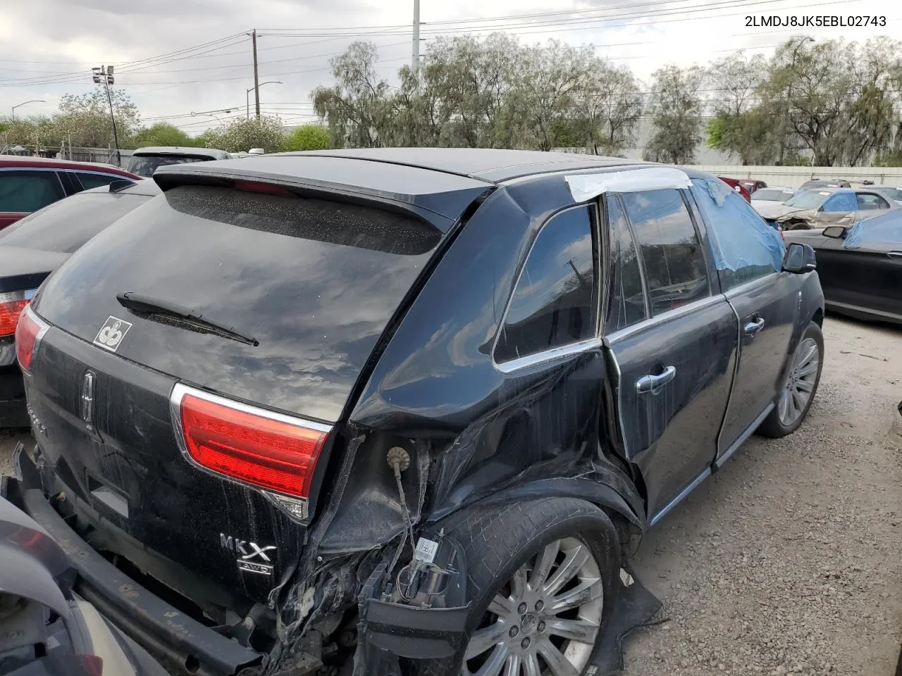 2014 Lincoln Mkx VIN: 2LMDJ8JK5EBL02743 Lot: 45566974