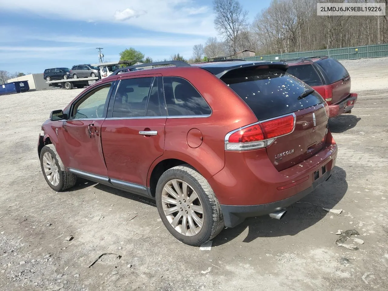 2LMDJ6JK9EBL19226 2014 Lincoln Mkx