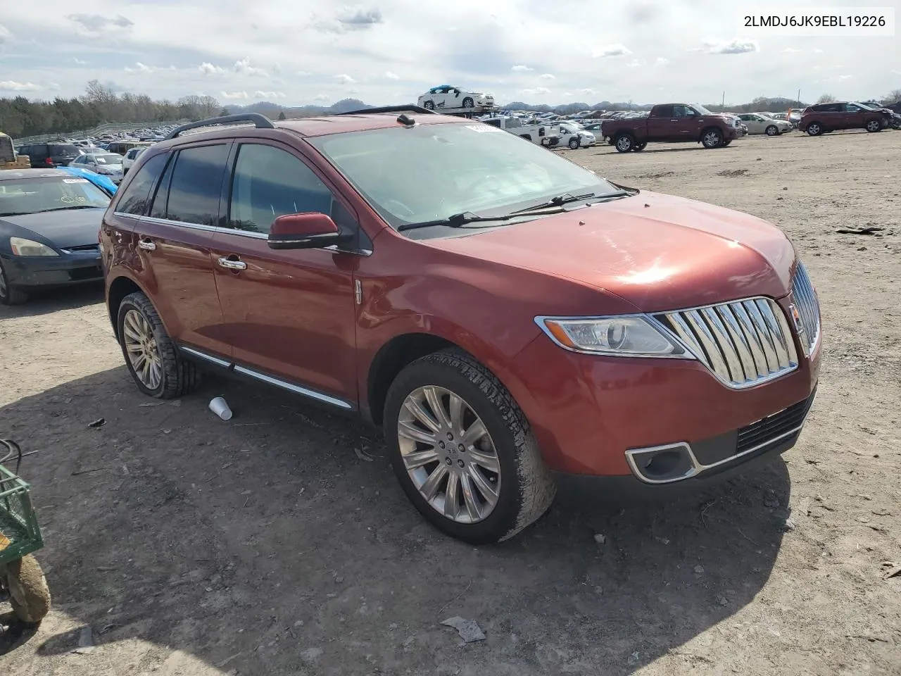 2LMDJ6JK9EBL19226 2014 Lincoln Mkx