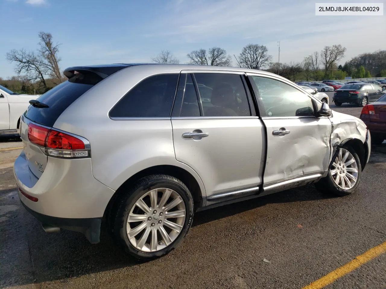 2014 Lincoln Mkx VIN: 2LMDJ8JK4EBL04029 Lot: 50147944