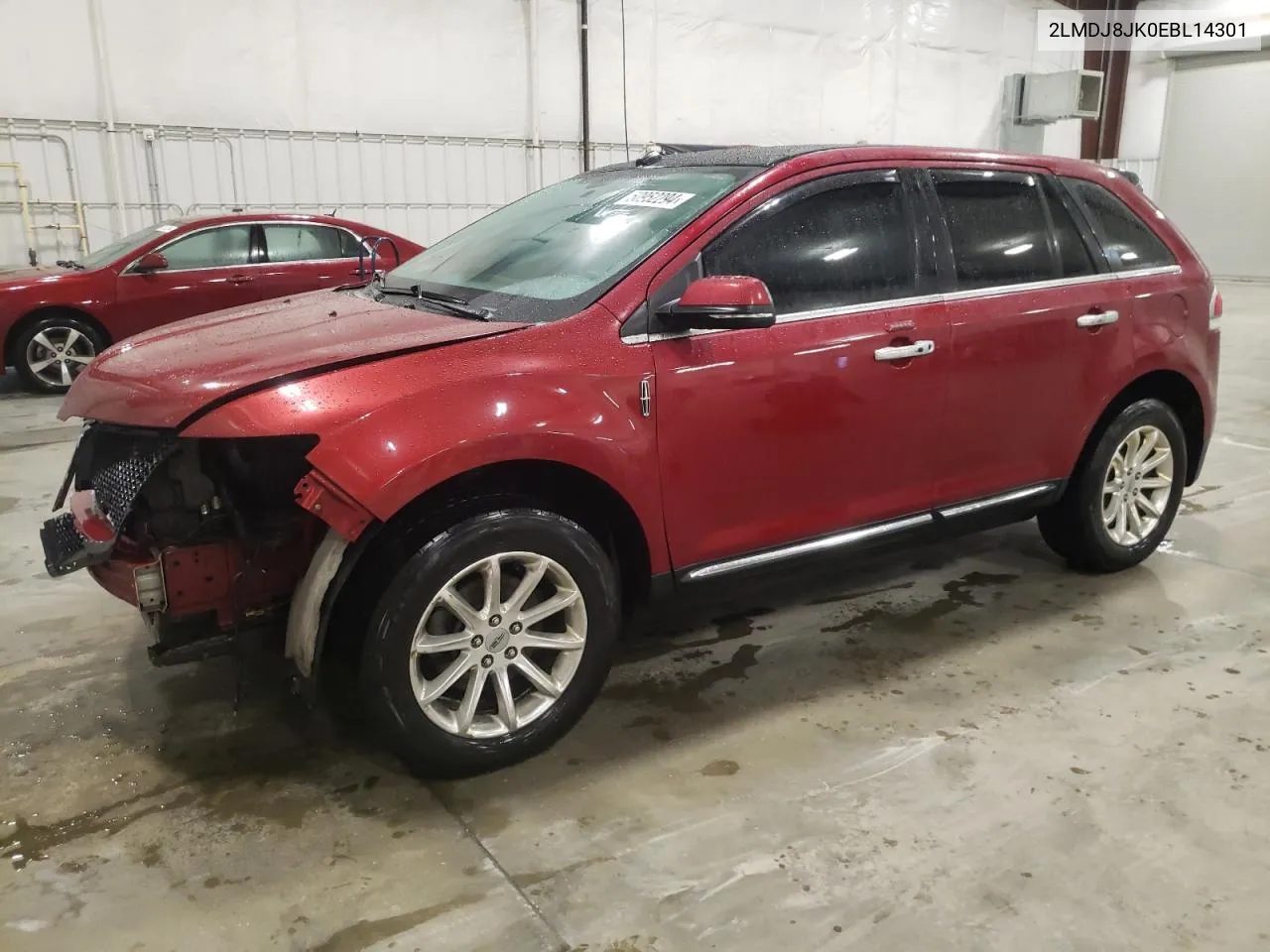 2014 Lincoln Mkx VIN: 2LMDJ8JK0EBL14301 Lot: 50952294