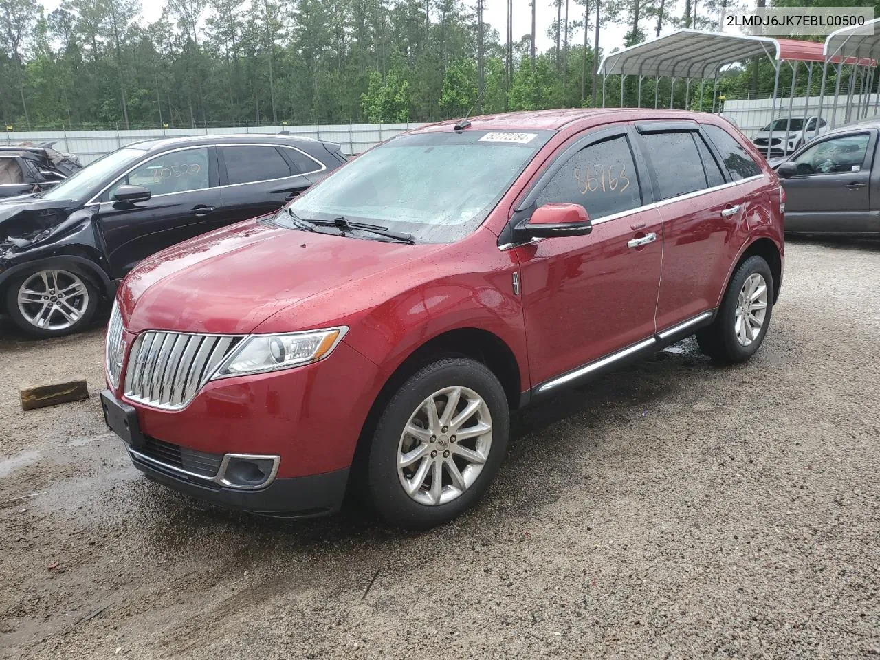 2LMDJ6JK7EBL00500 2014 Lincoln Mkx