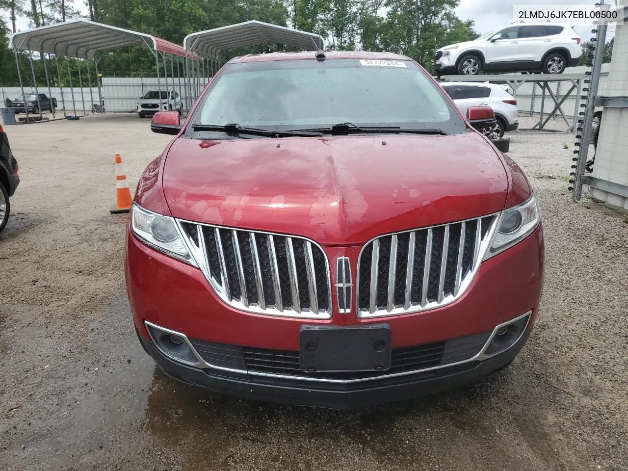 2014 Lincoln Mkx VIN: 2LMDJ6JK7EBL00500 Lot: 52772284