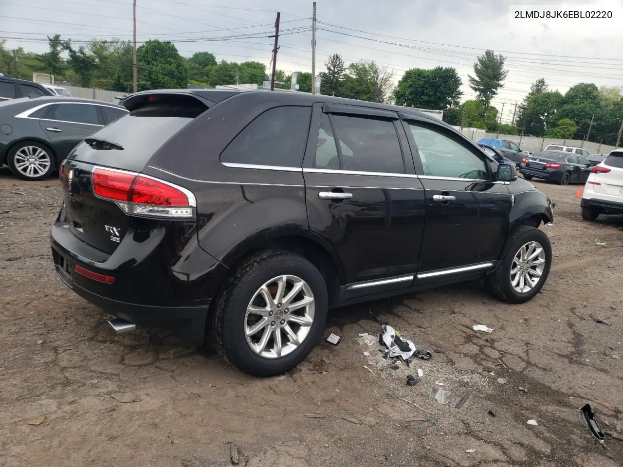 2014 Lincoln Mkx VIN: 2LMDJ8JK6EBL02220 Lot: 54565584