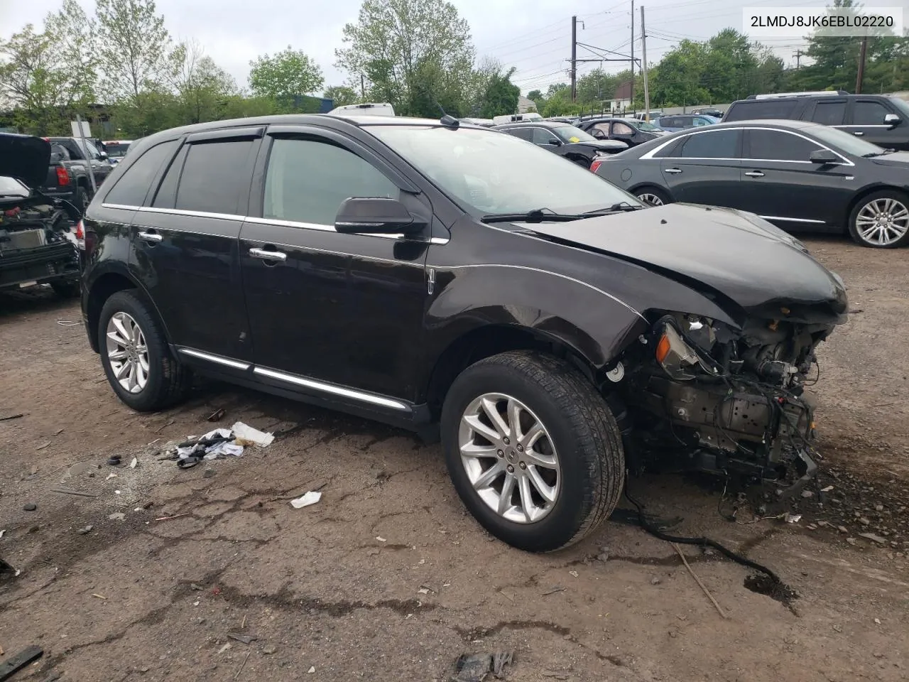 2014 Lincoln Mkx VIN: 2LMDJ8JK6EBL02220 Lot: 54565584