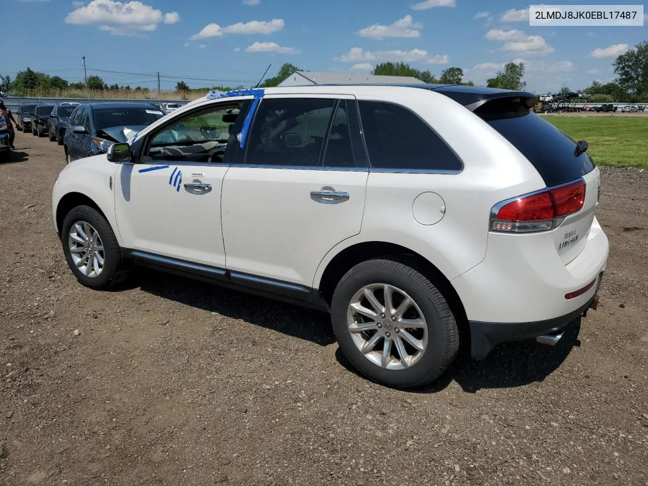 2014 Lincoln Mkx VIN: 2LMDJ8JK0EBL17487 Lot: 54604954