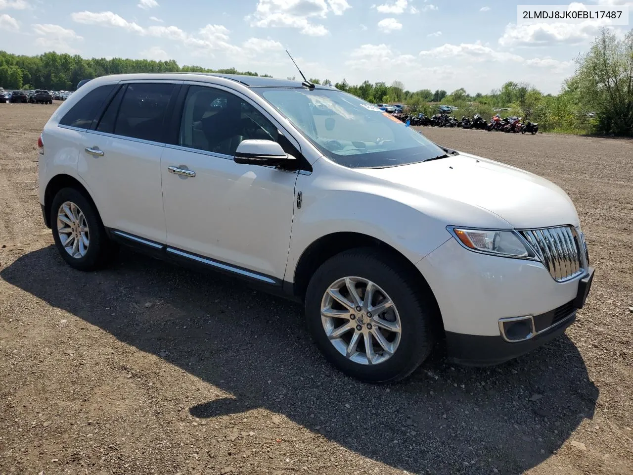 2014 Lincoln Mkx VIN: 2LMDJ8JK0EBL17487 Lot: 54604954