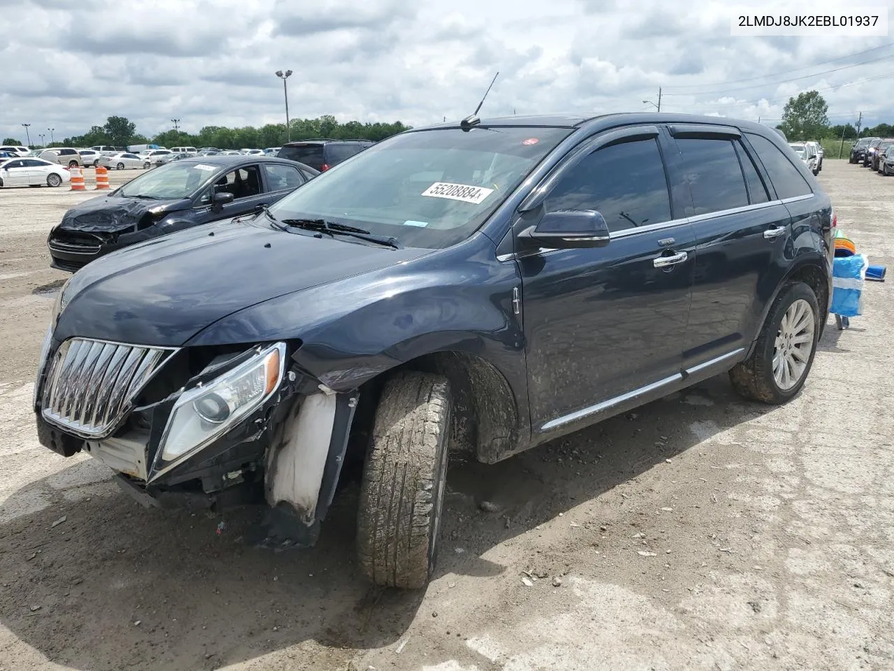 2014 Lincoln Mkx VIN: 2LMDJ8JK2EBL01937 Lot: 55208884