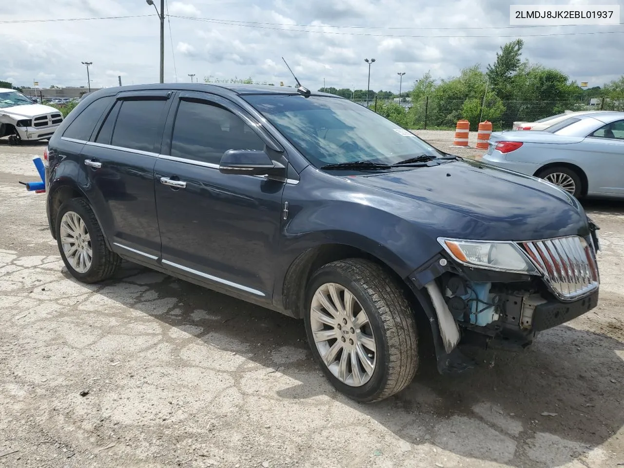 2014 Lincoln Mkx VIN: 2LMDJ8JK2EBL01937 Lot: 55208884