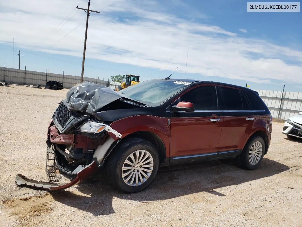 2014 Lincoln Mkx VIN: 2LMDJ6JK0EBL08177 Lot: 55413344