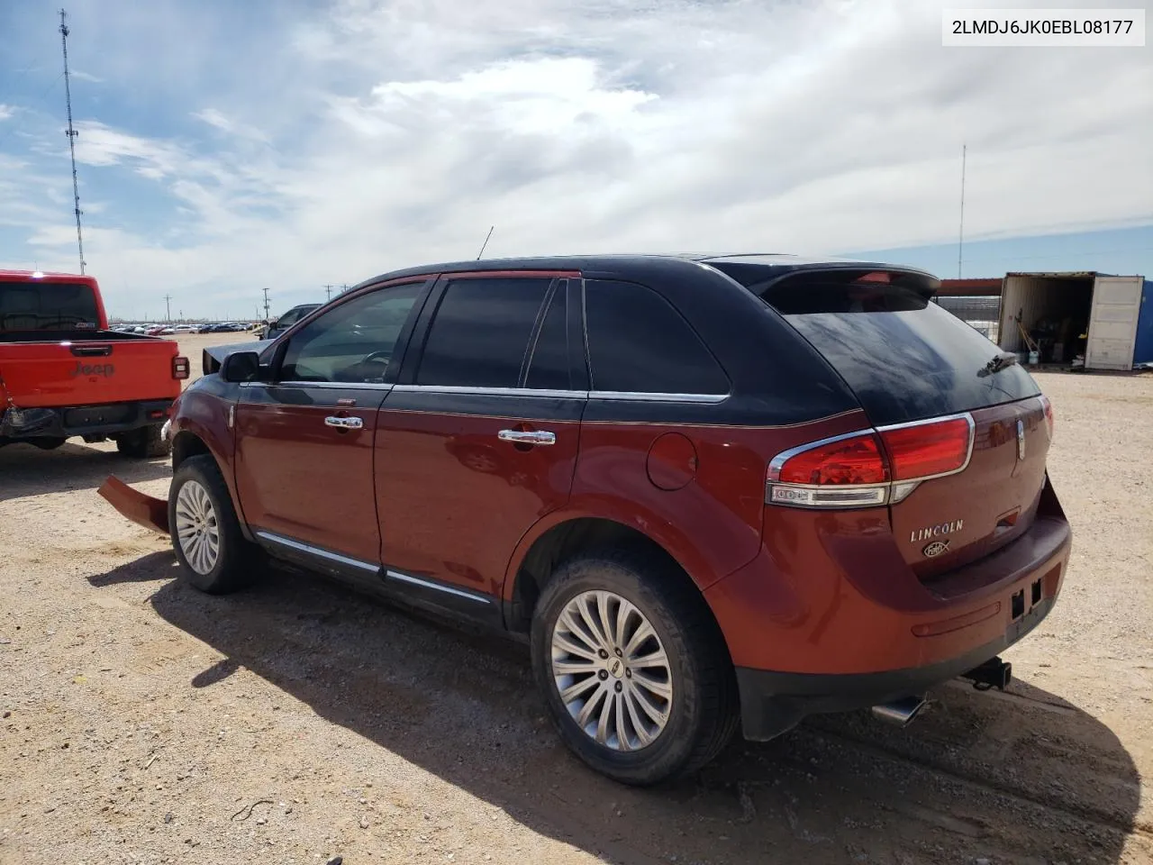 2014 Lincoln Mkx VIN: 2LMDJ6JK0EBL08177 Lot: 55413344