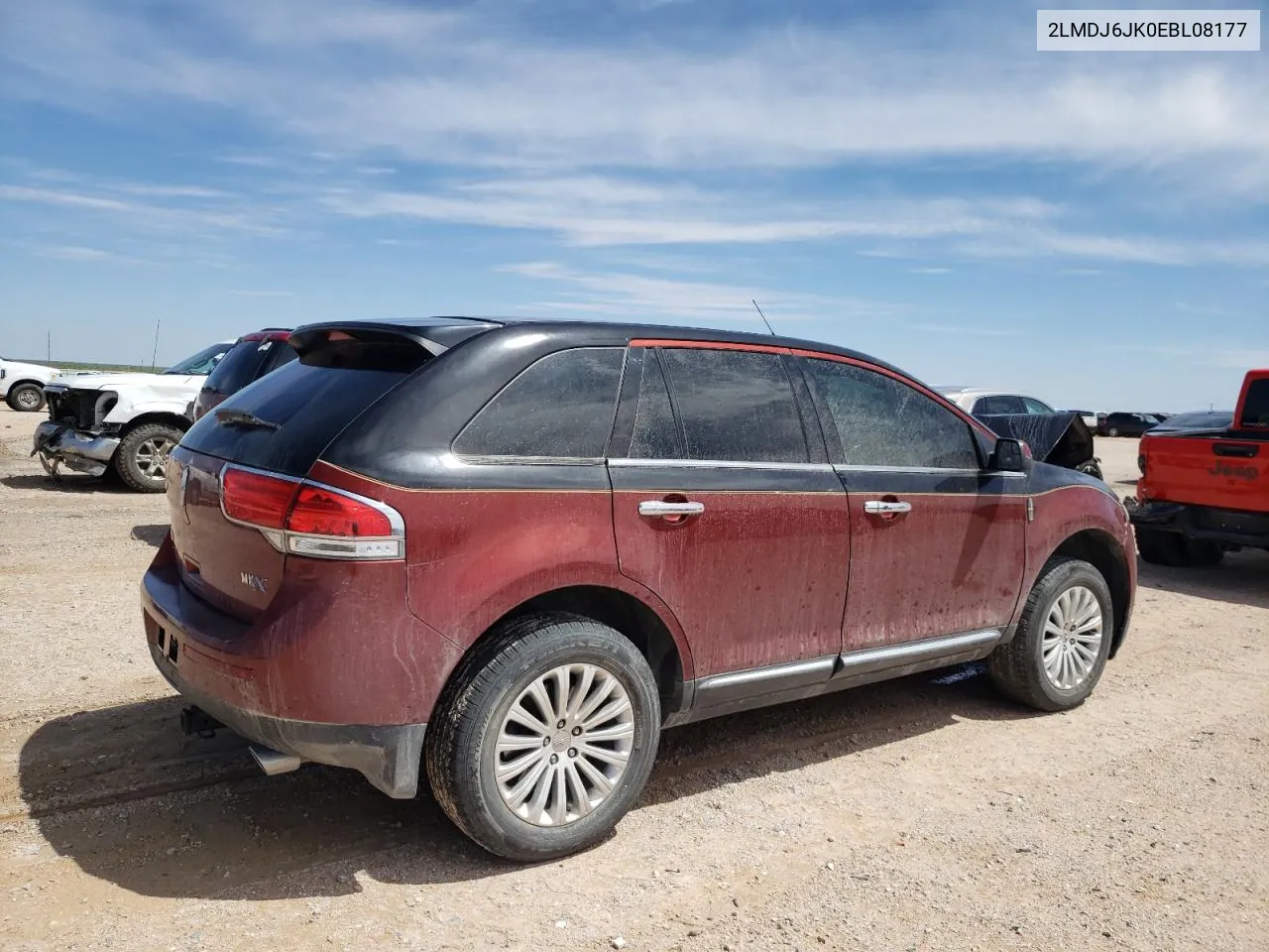 2014 Lincoln Mkx VIN: 2LMDJ6JK0EBL08177 Lot: 55413344