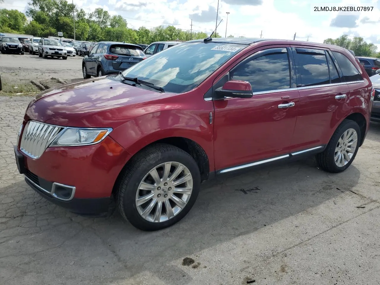 2LMDJ8JK2EBL07897 2014 Lincoln Mkx