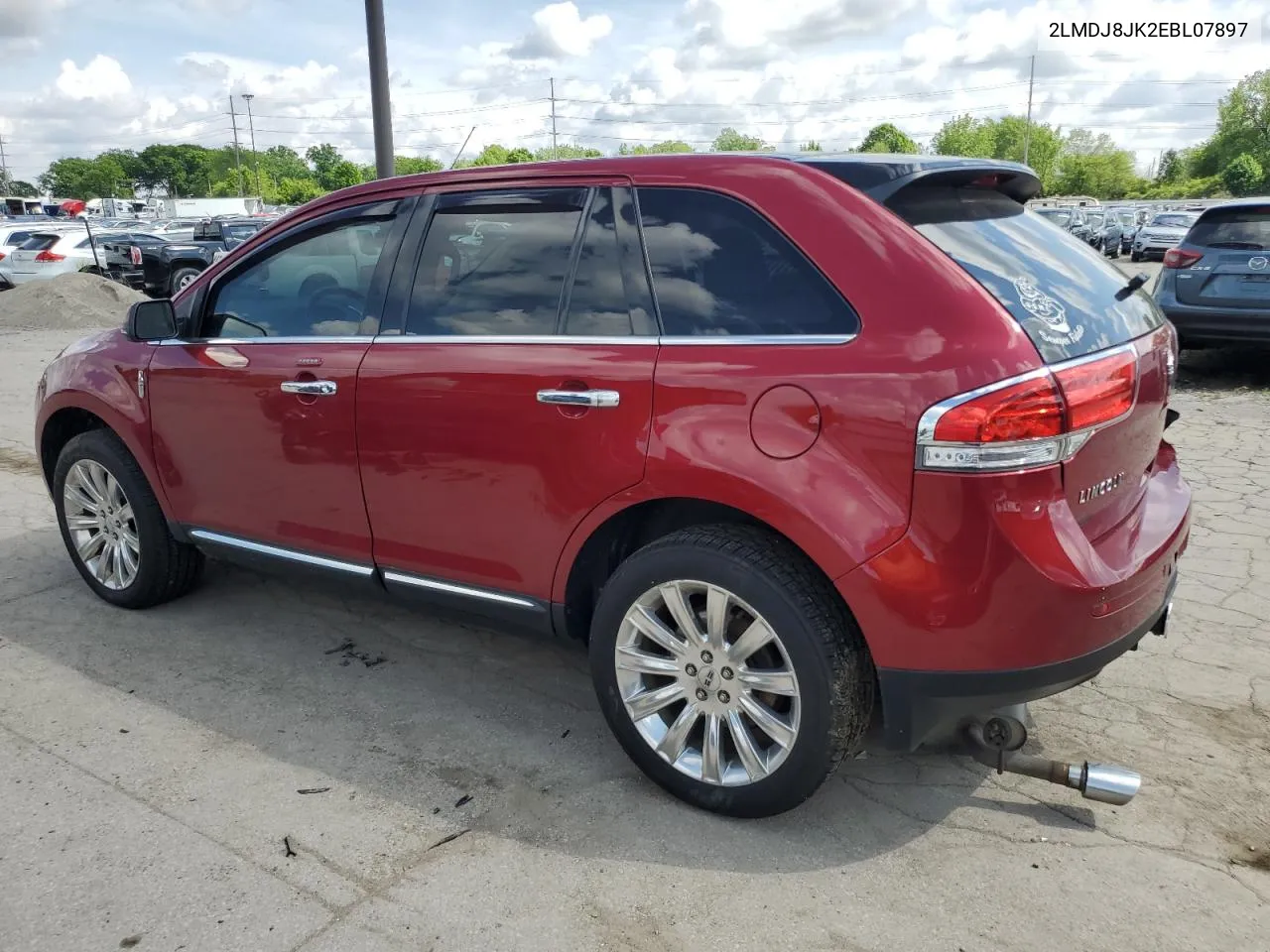 2LMDJ8JK2EBL07897 2014 Lincoln Mkx