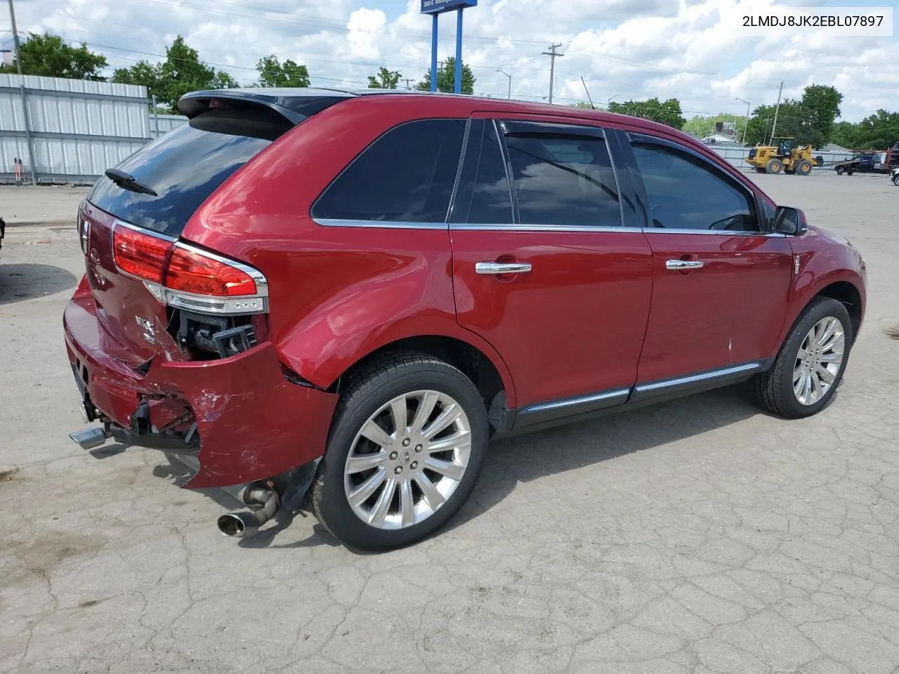 2LMDJ8JK2EBL07897 2014 Lincoln Mkx