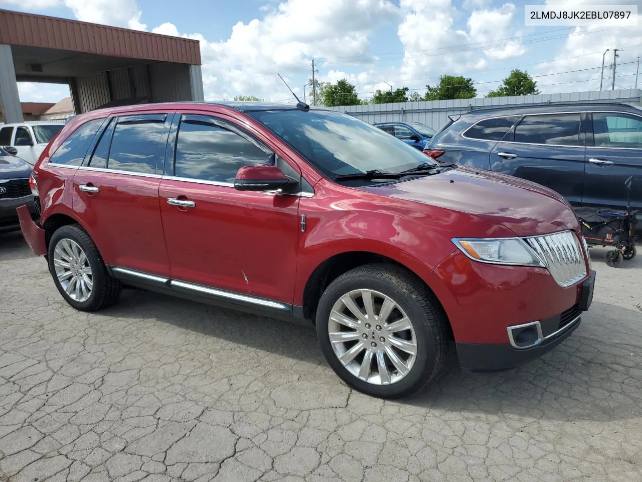 2014 Lincoln Mkx VIN: 2LMDJ8JK2EBL07897 Lot: 55521134