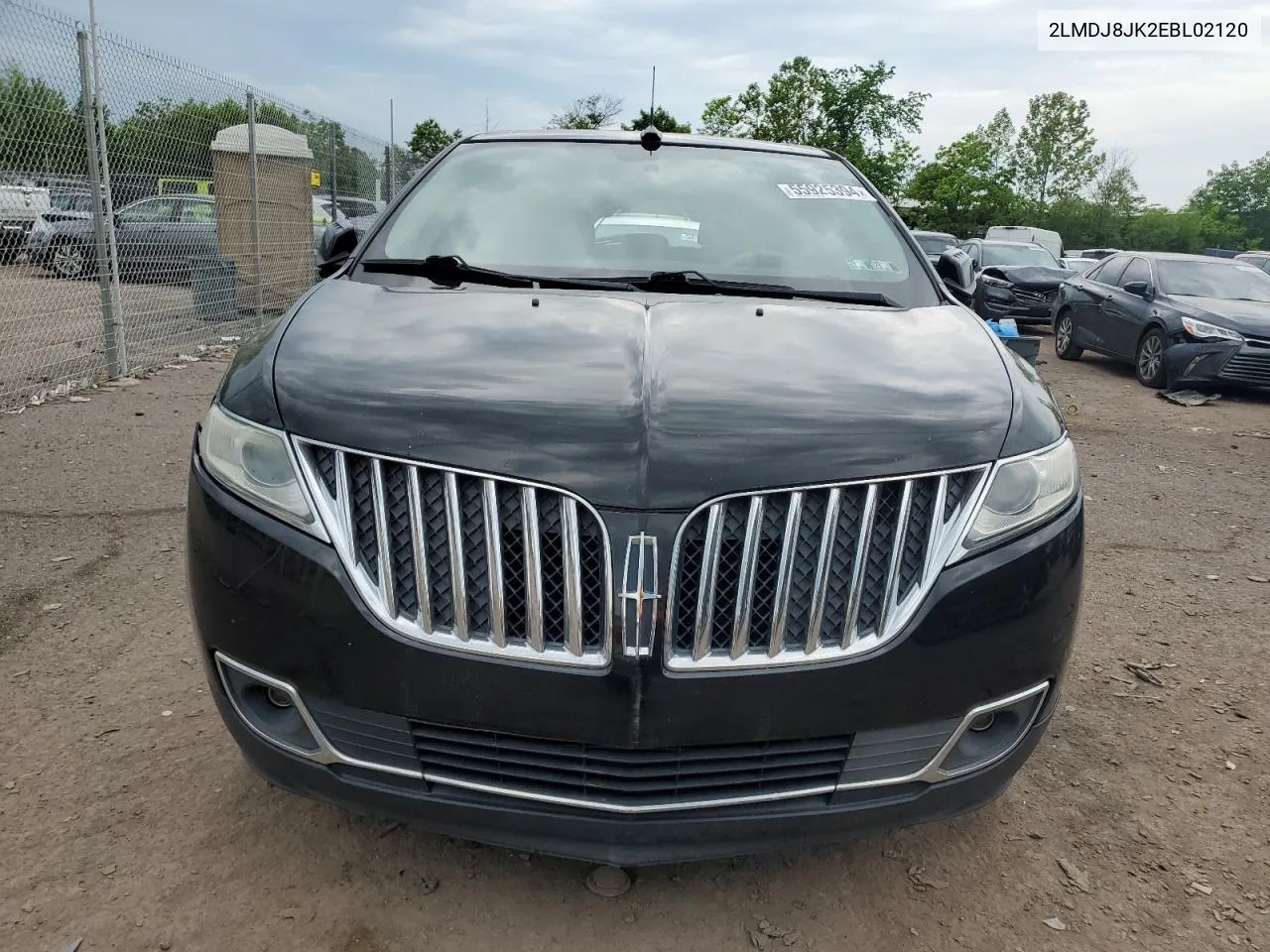 2014 Lincoln Mkx VIN: 2LMDJ8JK2EBL02120 Lot: 55925394