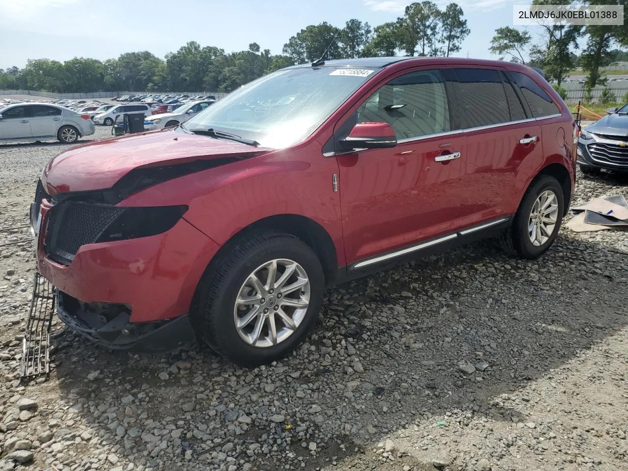 2014 Lincoln Mkx VIN: 2LMDJ6JK0EBL01388 Lot: 56218884