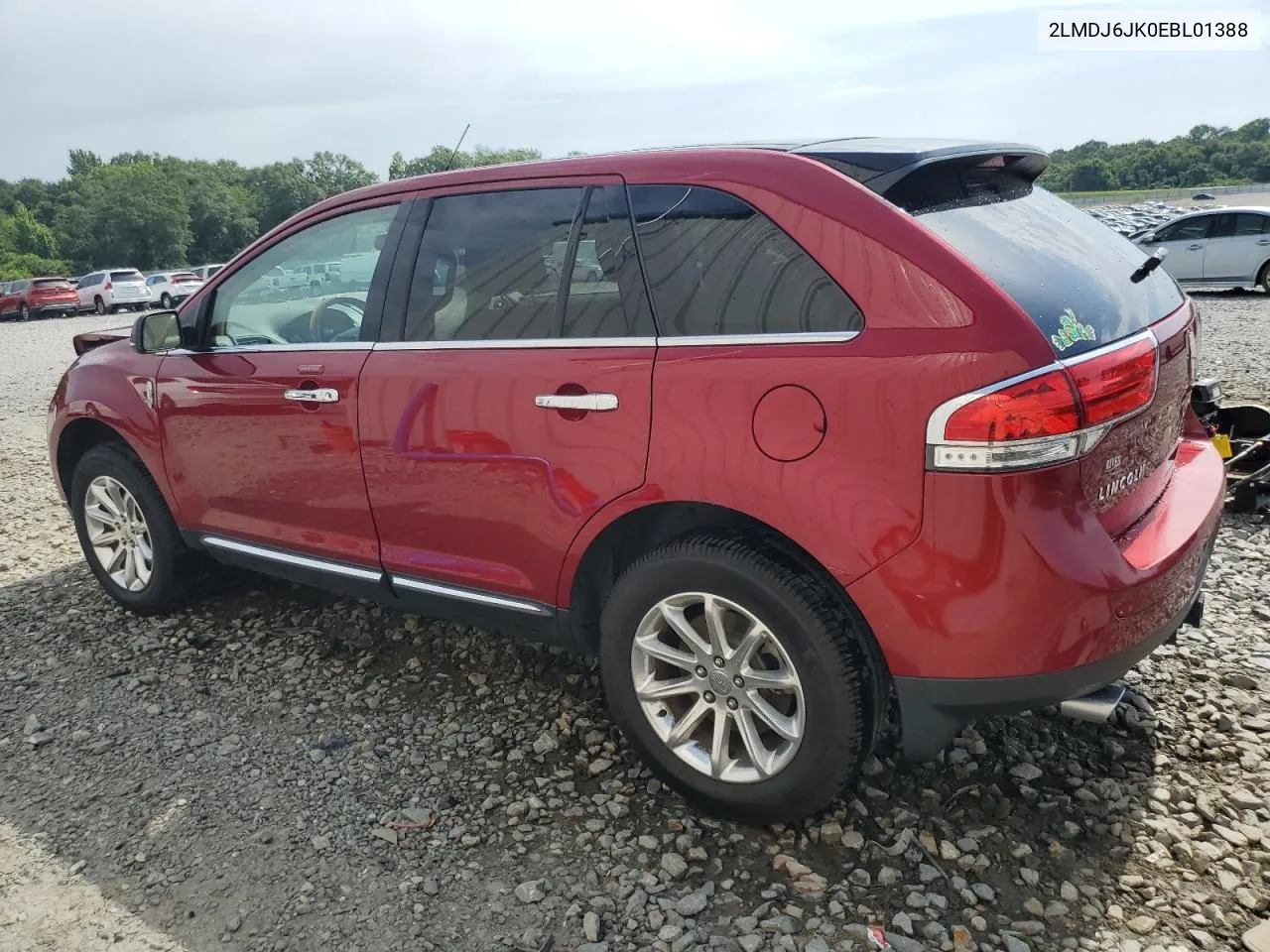 2014 Lincoln Mkx VIN: 2LMDJ6JK0EBL01388 Lot: 56218884