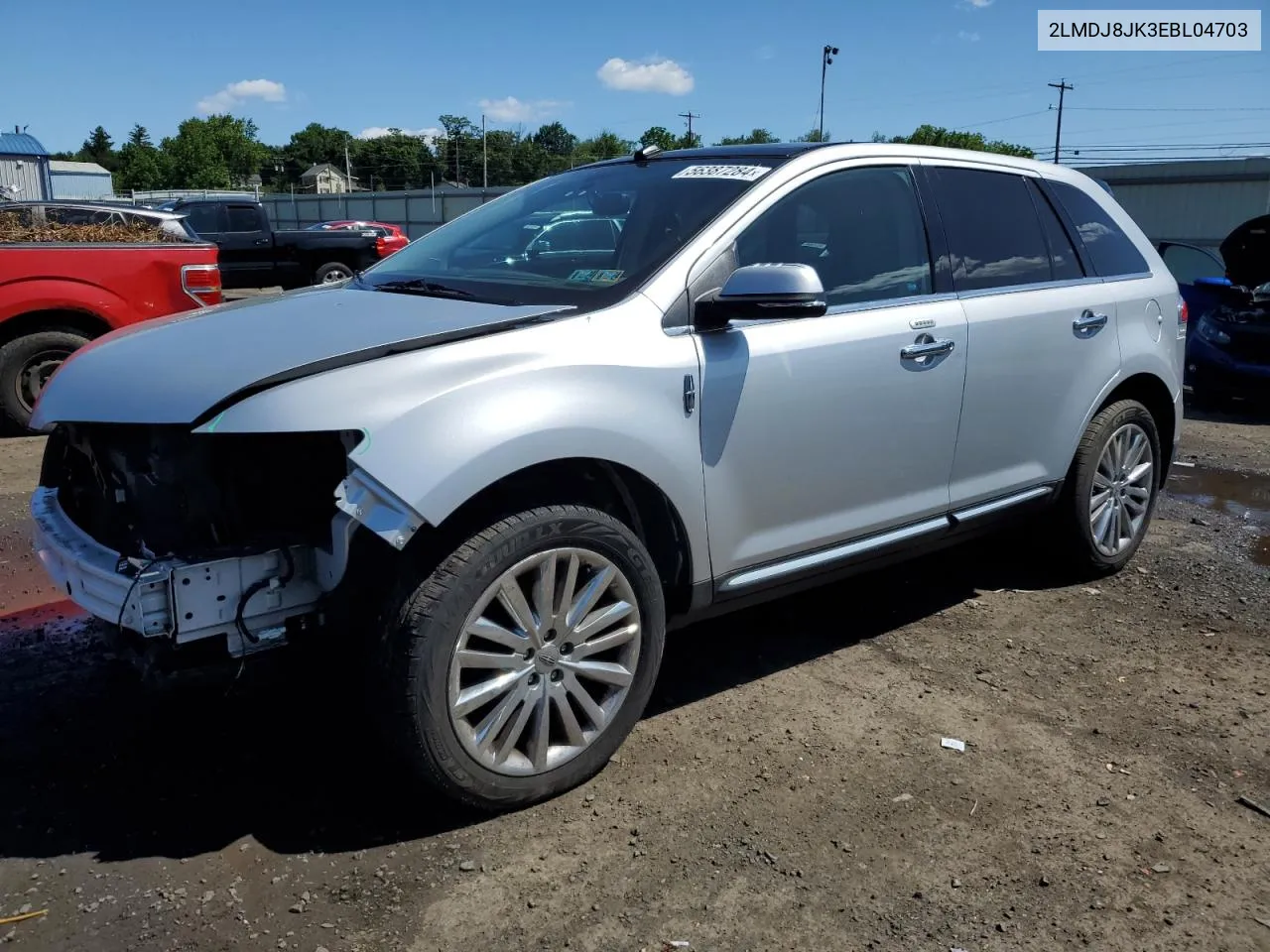 2014 Lincoln Mkx VIN: 2LMDJ8JK3EBL04703 Lot: 56387284