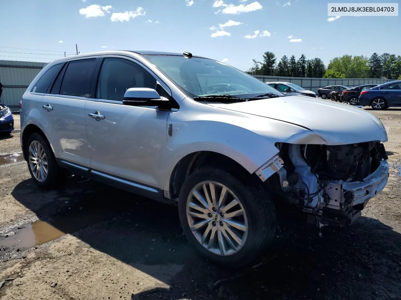 2014 Lincoln Mkx VIN: 2LMDJ8JK3EBL04703 Lot: 56387284