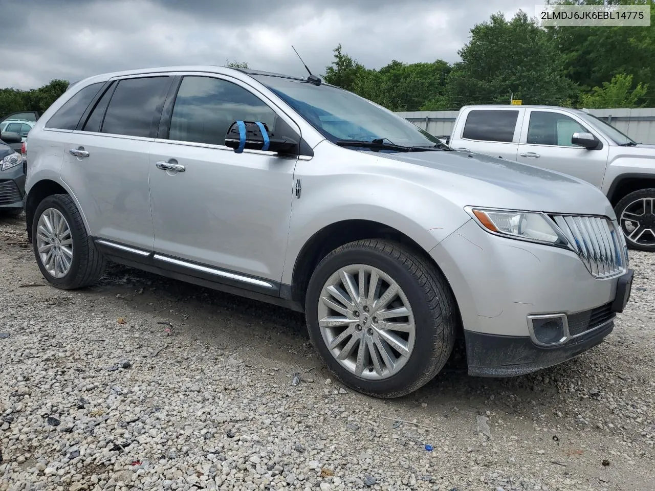 2014 Lincoln Mkx VIN: 2LMDJ6JK6EBL14775 Lot: 57619284