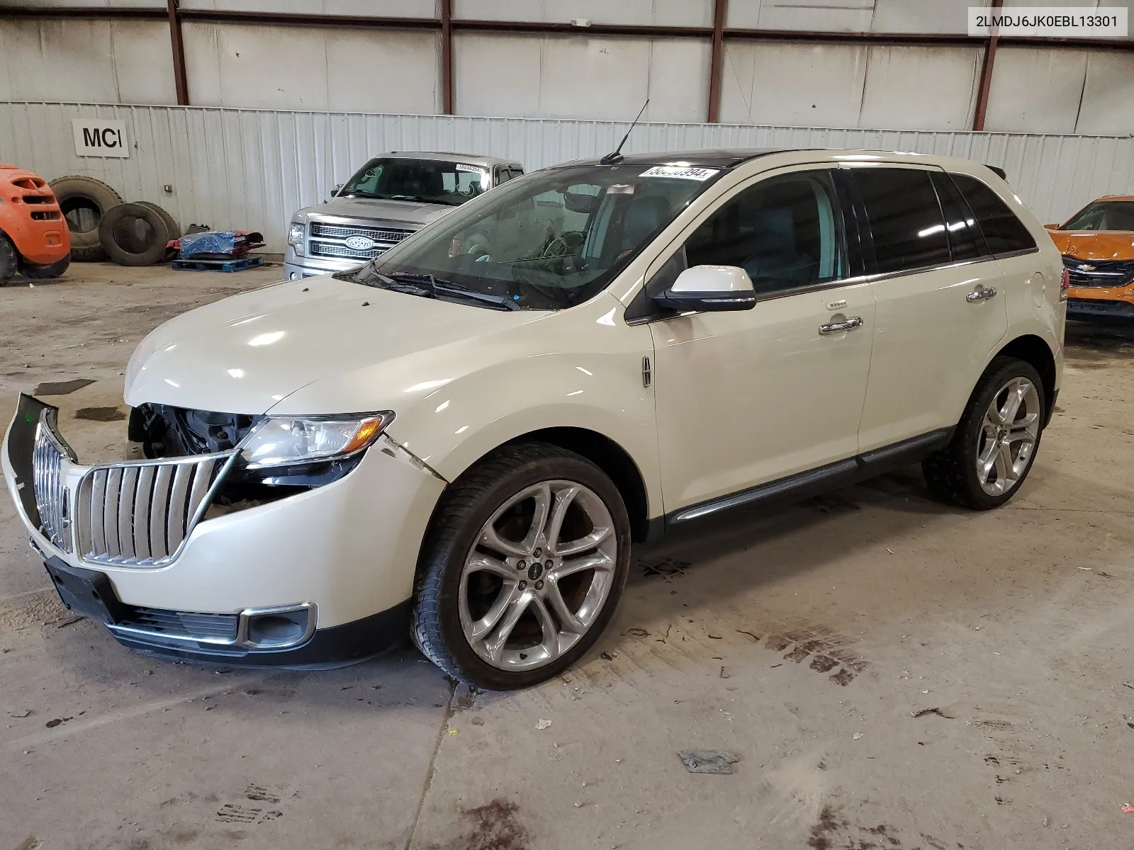 2014 Lincoln Mkx VIN: 2LMDJ6JK0EBL13301 Lot: 58068994