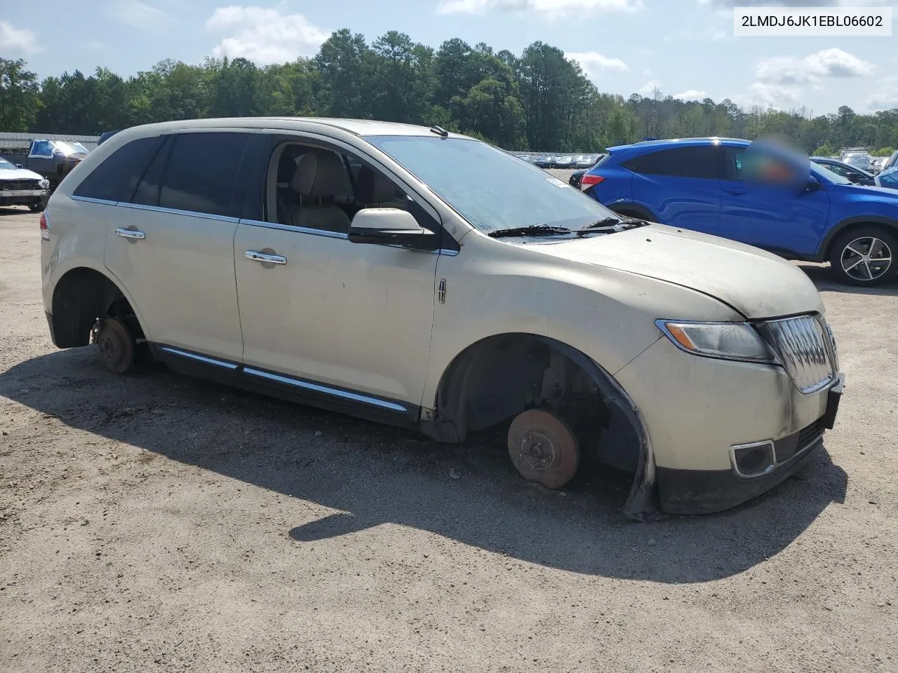 2014 Lincoln Mkx VIN: 2LMDJ6JK1EBL06602 Lot: 58085724