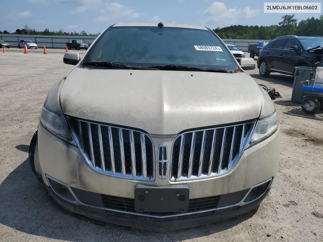 2014 Lincoln Mkx VIN: 2LMDJ6JK1EBL06602 Lot: 58085724