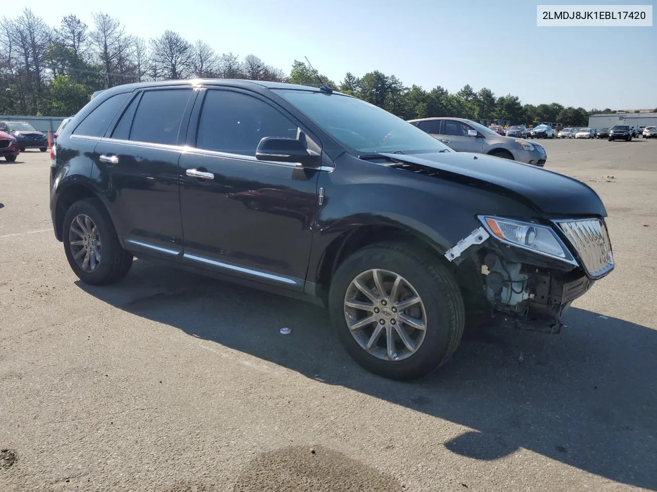 2014 Lincoln Mkx VIN: 2LMDJ8JK1EBL17420 Lot: 59821664