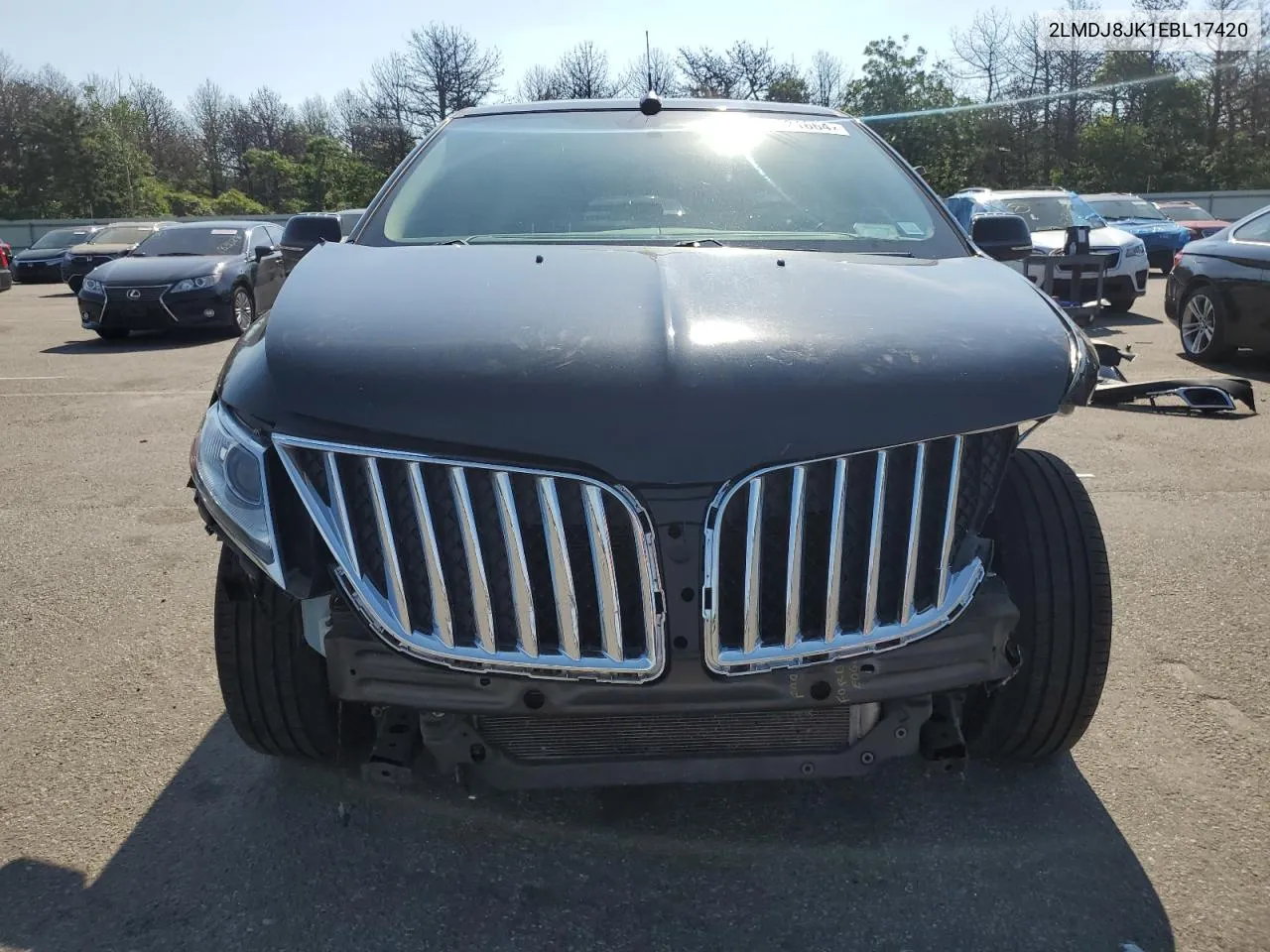 2LMDJ8JK1EBL17420 2014 Lincoln Mkx