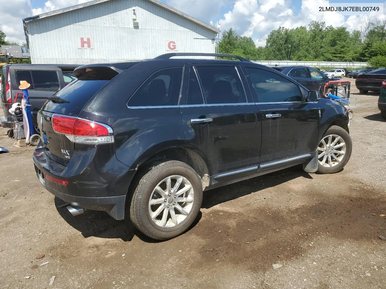 2014 Lincoln Mkx VIN: 2LMDJ8JK7EBL00749 Lot: 60215124