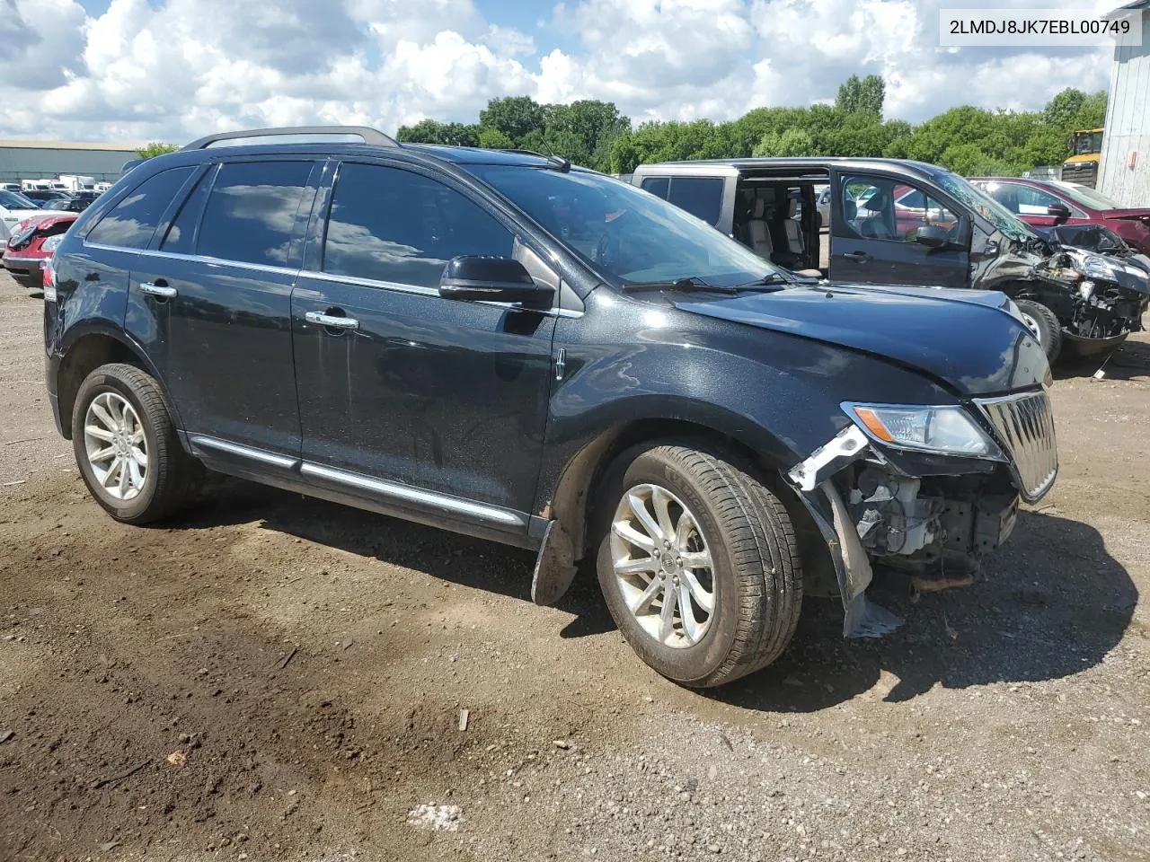 2014 Lincoln Mkx VIN: 2LMDJ8JK7EBL00749 Lot: 60215124