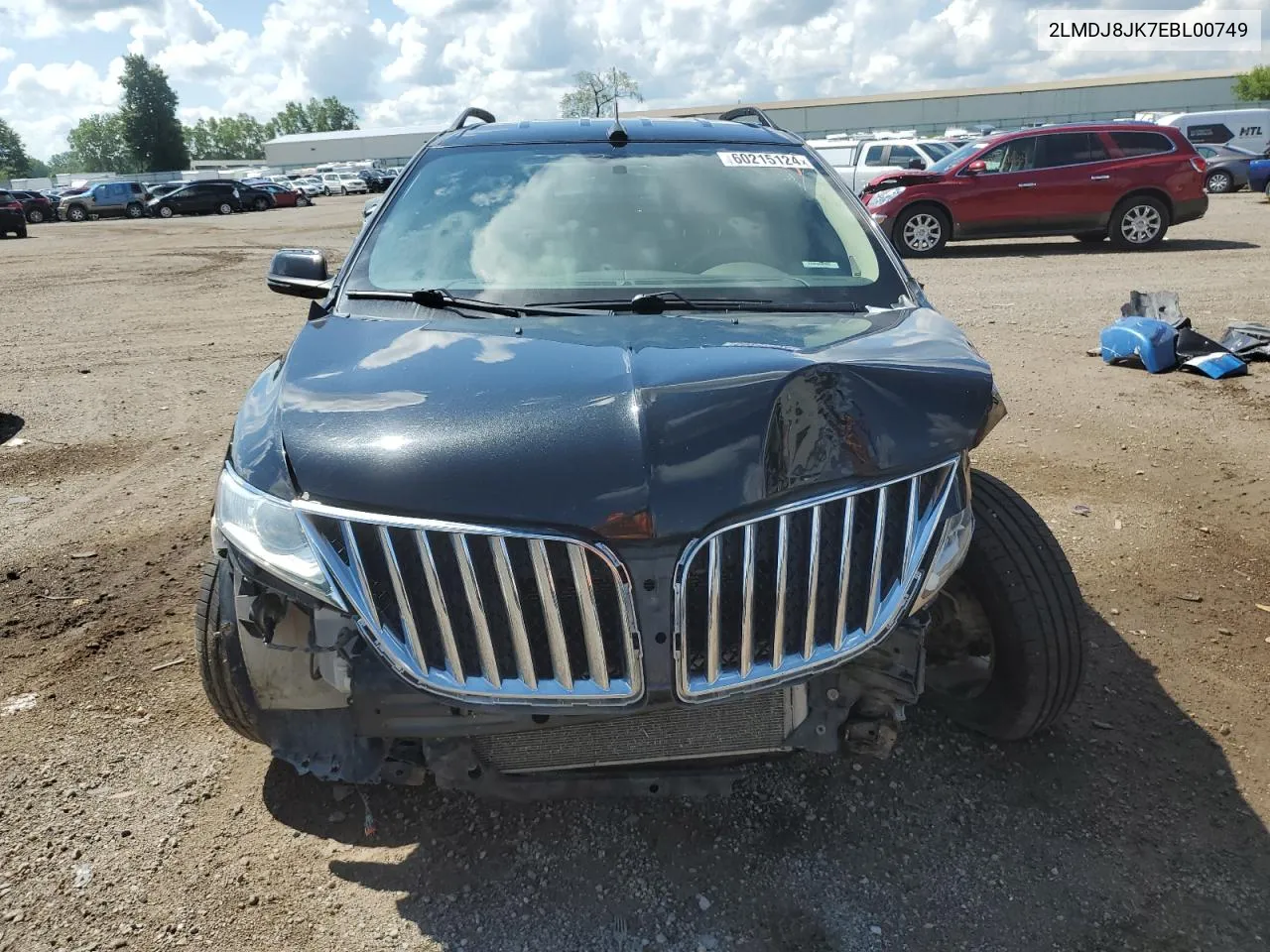 2014 Lincoln Mkx VIN: 2LMDJ8JK7EBL00749 Lot: 60215124