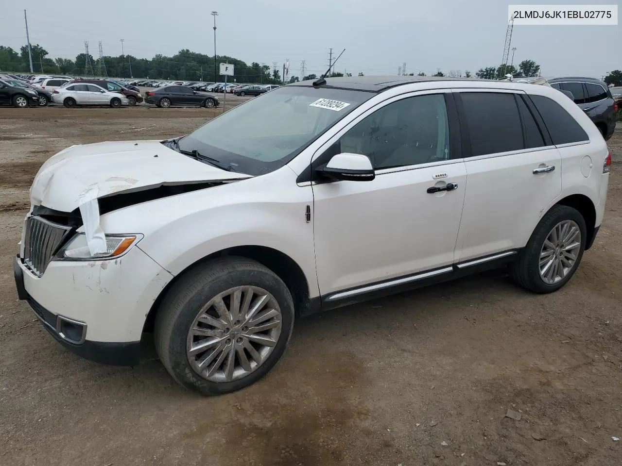 2014 Lincoln Mkx VIN: 2LMDJ6JK1EBL02775 Lot: 61289294