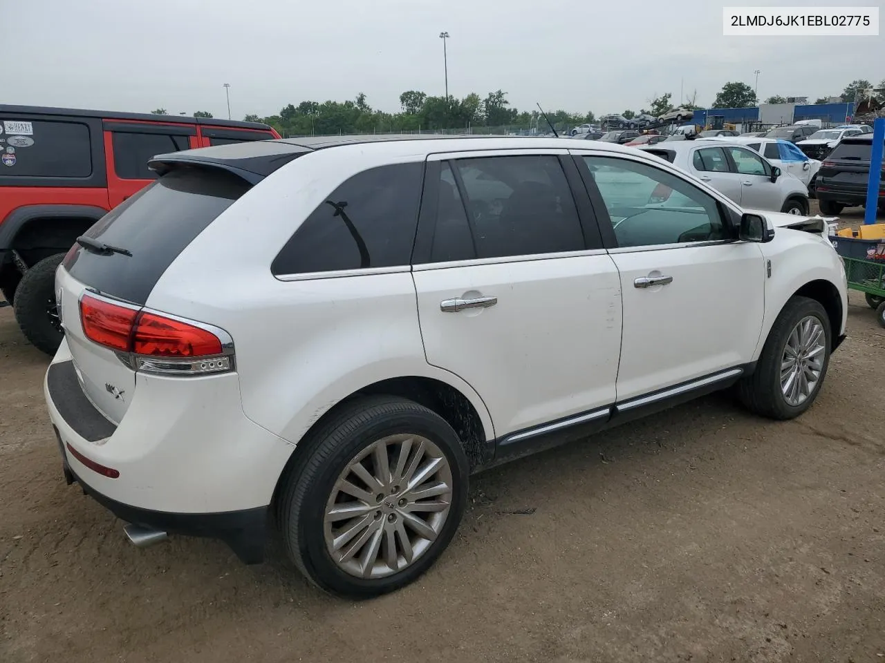 2014 Lincoln Mkx VIN: 2LMDJ6JK1EBL02775 Lot: 61289294