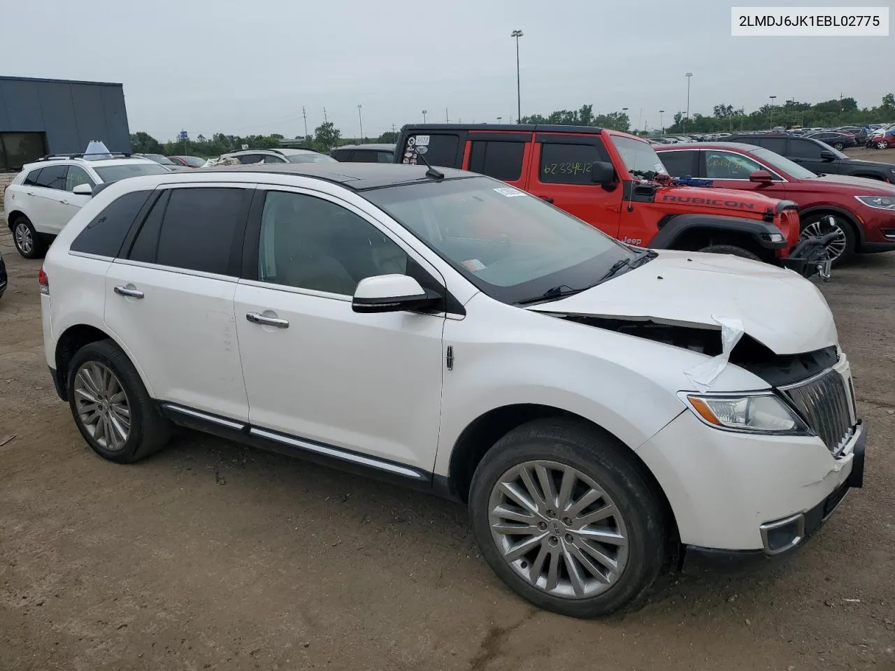 2014 Lincoln Mkx VIN: 2LMDJ6JK1EBL02775 Lot: 61289294