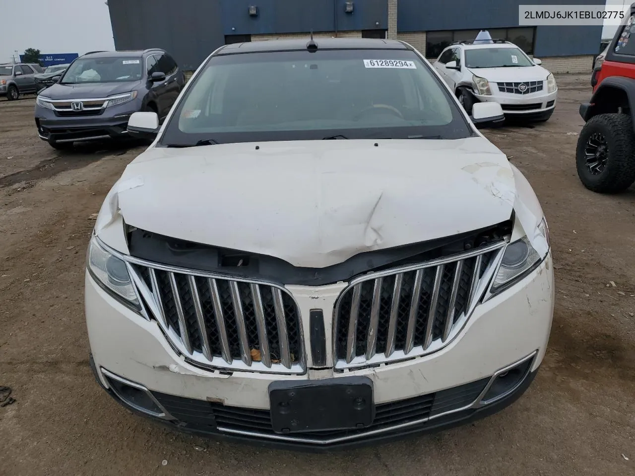 2014 Lincoln Mkx VIN: 2LMDJ6JK1EBL02775 Lot: 61289294