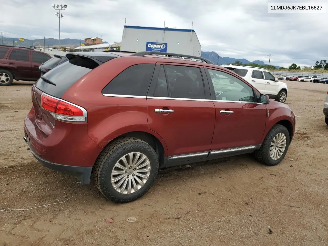 2014 Lincoln Mkx VIN: 2LMDJ6JK7EBL15627 Lot: 61461864