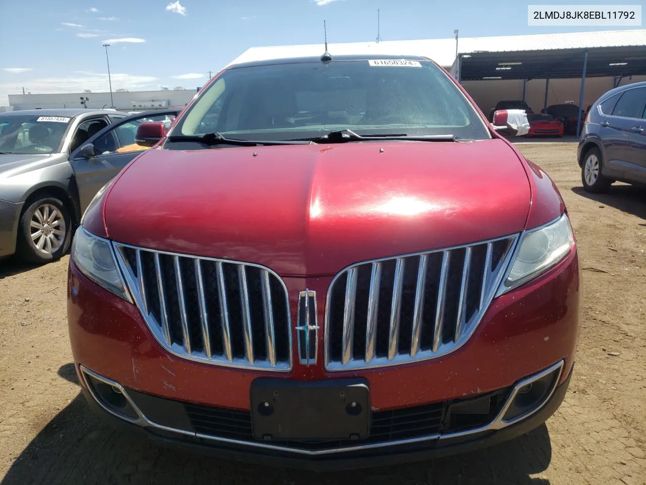 2LMDJ8JK8EBL11792 2014 Lincoln Mkx